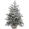Vickerman 36" Frosted Sable Pine Christmas Tree - Unlit Image 1
