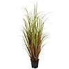 Vickerman 36"  PVC Artificial Potted Mixed Brown Grass Image 1