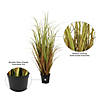 Vickerman 36"  PVC Artificial Potted Mixed Brown Grass Image 4