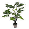 Vickerman 38" Artificial Potted Grand Philodendron Bush Image 1
