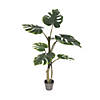 Vickerman 38" Artificial Potted Grand Split Philodendron Tree Image 1