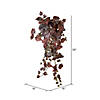 Vickerman 39" Artificial Burgundy Grape Leaf Ivy Hanging Bush Image 1