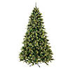 Vickerman 4.5' Cashmere Pine Artificial Christmas Tree, Multi-Colored Dura-Lit&#174; LED Lights Image 1