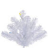 Vickerman 4.5' Crystal White Pine Artificial Christmas Tree, Multi-Colored LED Lights Image 1