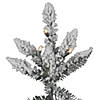 Vickerman 4.5' Flocked Utica Fir Christmas Tree with Clear Lights Image 1