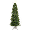 Vickerman 4.5' Salem Pencil Pine Christmas Tree with Multi-Colored Lights Image 1