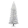 Vickerman 4.5' White Salem Pencil Pine Christmas Tree - Unlit Image 1
