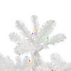 Vickerman 4.5' White Salem Pencil Pine Christmas Tree with Multi-Colored LED Lights Image 1