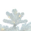 Vickerman 4.5' White Salem Pencil Pine Christmas Tree with Warm White LED Lights Image 1