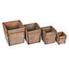 Vickerman 4"-6"-7"-8" Wooden Box Set Image 1