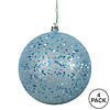 Vickerman 4.75" Baby Blue Sequin Ball Ornament, 4 per Bag Image 2