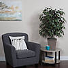 Vickerman 4' Artificial Capensia Bush, Brown Square Plastic Basket. Image 1