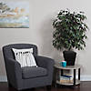 Vickerman 4' Artificial Capensia Bush, Square Willow Basket Image 1