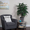Vickerman 4' Artificial Mango Bush, Gray Square Plastic Container Image 1