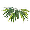 Vickerman 4' Artificial Mango Bush, Square Willow Basket Image 2