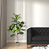 Vickerman 4' Artificial Potted Fiddle Tree Image 1