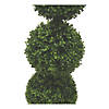Vickerman 4'  Artificial Triple Ball Green Boxwood Topiary - UV Resistant Image 2