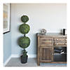 Vickerman 4'  Artificial Triple Ball Green Boxwood Topiary - UV Resistant Image 4