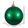 Vickerman 4" Emerald Matte Ball Ornament, 6 per Bag Image 2
