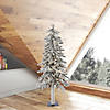 Vickerman 4' Flocked Alpine Christmas Tree with LED Lights Image 2