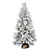 Vickerman 4' Frosted Beacon Pine Artificial Christmas Tree, Unlit Image 1