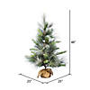 Vickerman 4' Frosted Myers Pine Artificial Christmas Tree, Unlit Image 1