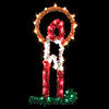 Vickerman 4' Metallic Candle Halo Commercial Pole Decoration With 40 LED Lights. Image 1