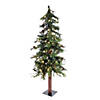 Vickerman 4' Mixed Country Alpine Christmas Tree with Warm White LED Lights Image 1