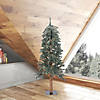 Vickerman 4' Natural Bark Alpine Christmas Tree with Clear Lights Image 3