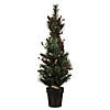 Vickerman 4 Piece Front Door Decor Set, Warm White LED Lights Image 1