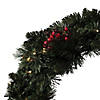 Vickerman 4 Piece Front Door Decor Set, Warm White LED Lights Image 3