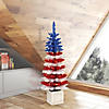 Vickerman 4' x 18" Potted Centennial Pine Christmas Tree Image 3