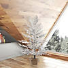 Vickerman 4' x 30" Flocked Winter Twig Pine Christmas Tree with LED Lights Image 2