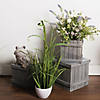 Vickerman 41" Artificial Green Potted Bamboo and Grass Image 1