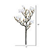Vickerman 42'' Artificial White Magnolia Spray Image 3