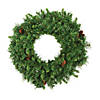 Vickerman 42" Cheyenne Pine Artificial Christmas Wreath, Unlit Image 1