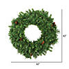 Vickerman 42" Cheyenne Pine Artificial Christmas Wreath, Unlit Image 1