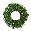 Vickerman 42" Cheyenne Pine Artificial Christmas Wreath, Warm White LED Lights Image 1