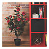 Vickerman 45" Artificial Red Rose Plant in Pot Image 2