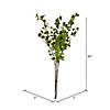 Vickerman 46" Artificial Green Castor Bean Leaf Spray Includes 3 sprays per pack Image 4