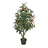 Vickerman 48"  Artificial Green and Orange - Real Touch Orange Tree Image 1