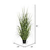 Vickerman 48" Artificial Green Potted Ryegrass Image 3