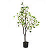 Vickerman 48" Artificial Potted Milan Leaf Tree Image 1