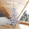 Vickerman 48" Flocked Angel Pine Christmas Tree with LED Lights Image 2