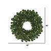 Vickerman 48" Oregon Fir Artificial Christmas Wreath, Warm White Single Mold LED Wide Angle Lights Image 1