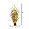 Vickerman 48"  PVC Artificial Potted Mixed Brown Grass Image 3