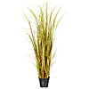 Vickerman 48"  PVC Artificial Potted Mixed Brown Grass Image 4