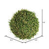 Vickerman 5.5" Artificial Green Grass Ball - 4/pk Image 2