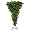 Vickerman 5.5' Green Upside Down Christmas Tree with Multi-Colored LED Lights Image 1