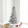 Vickerman 5.5' Silver Tinsel Fir Artificial Christmas Tree, Unlit Image 1